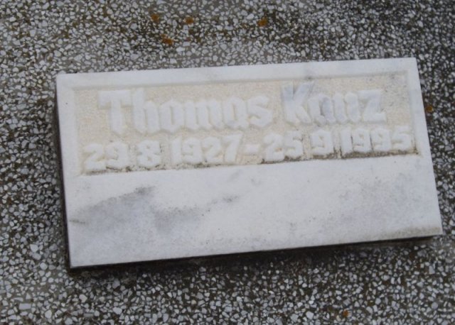 Kanz Thomas 1927-1995 Grabstein